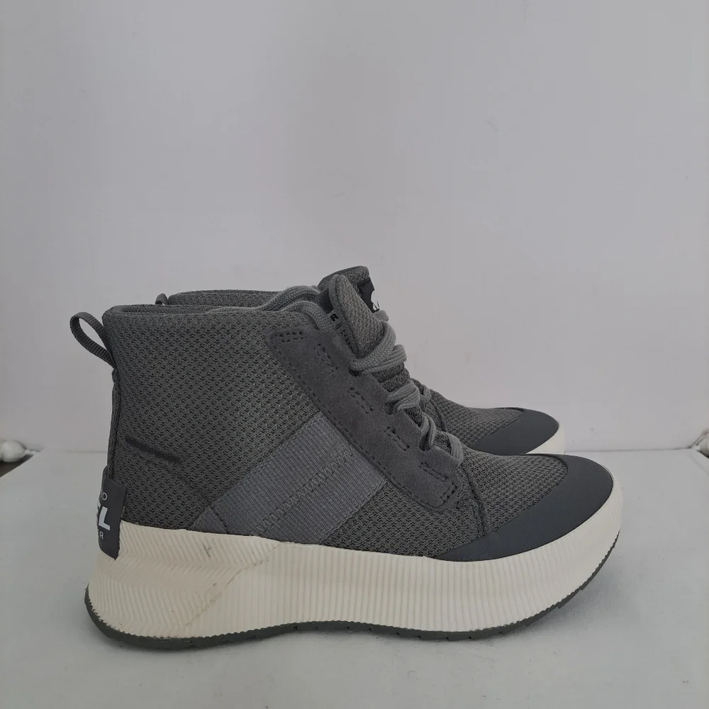 Sorel out n about III mid sneaker waterproof quarry sea salt 5 NWT - Picture 5 of 10